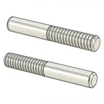 CNC threaded rods with precise external threads for assembly or disassembly.