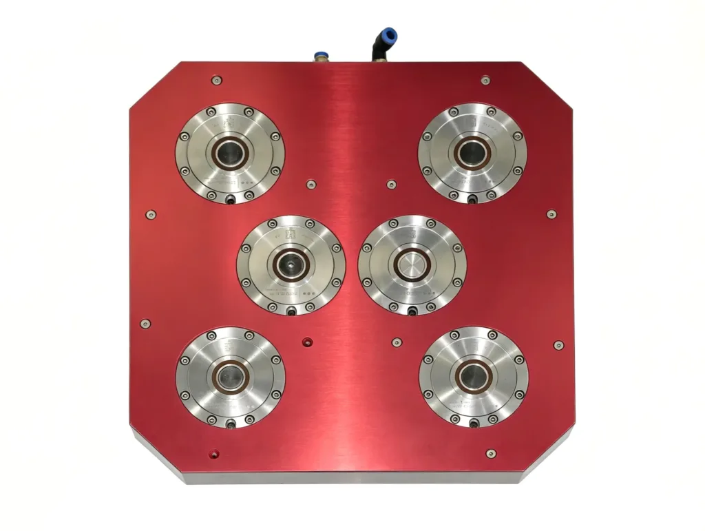 Zero-point clamping system for efficient CNC machining