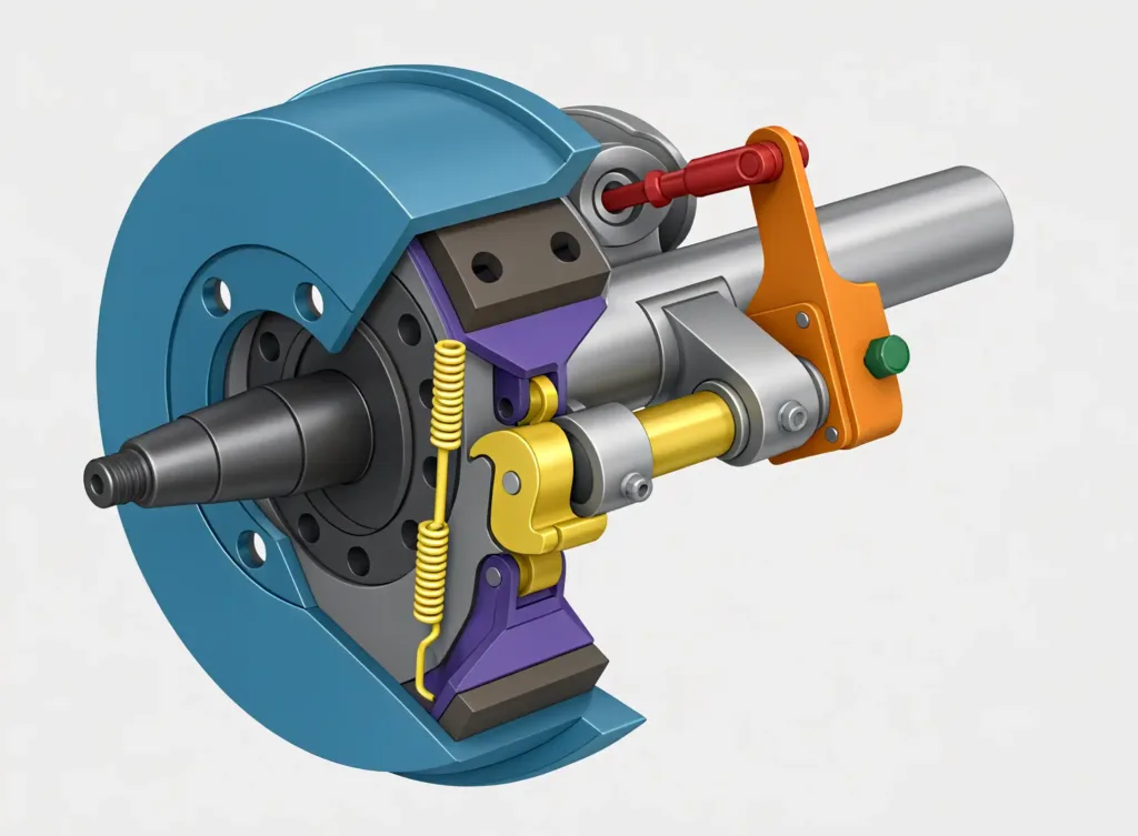 S-cam disc braking system